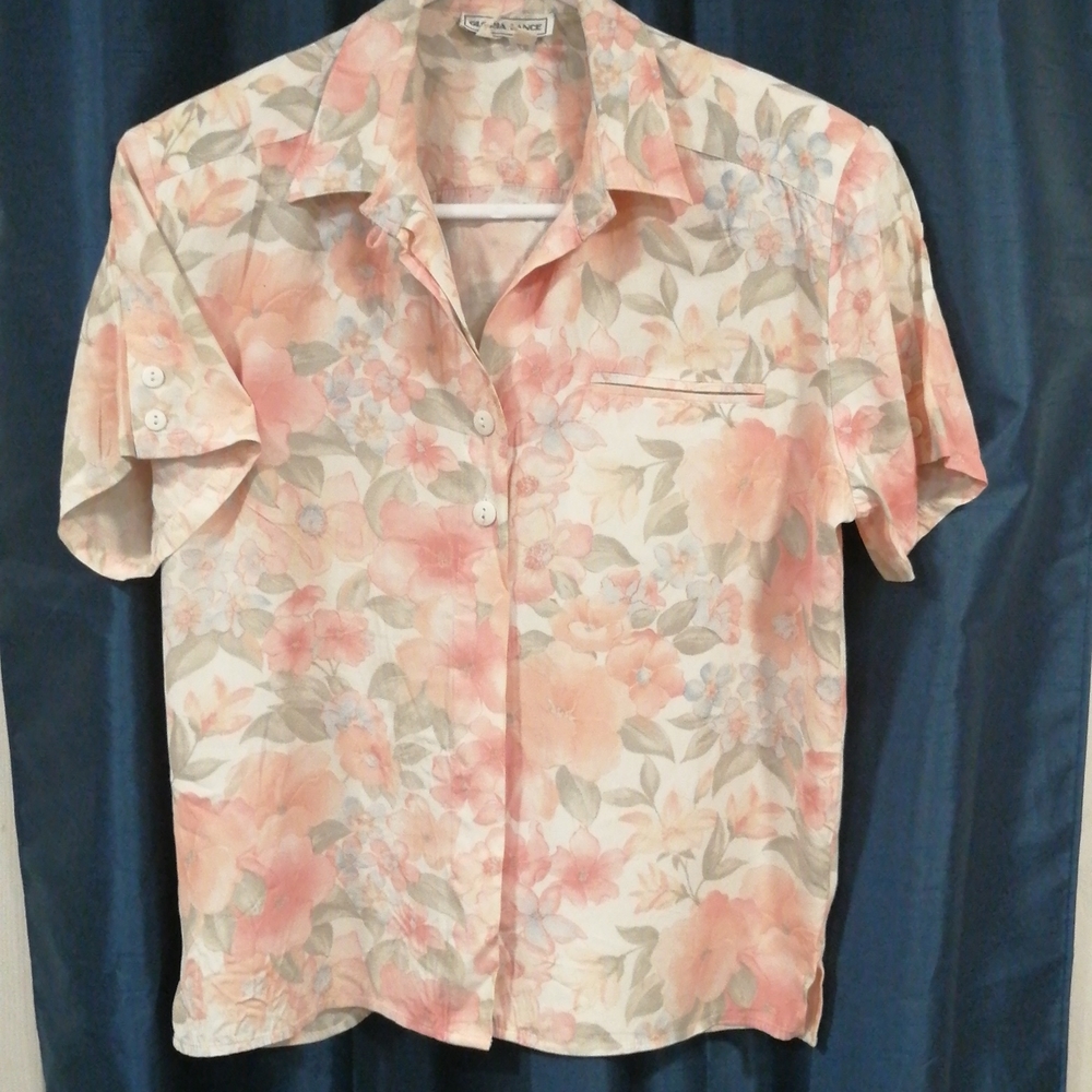 Vintage floral button down